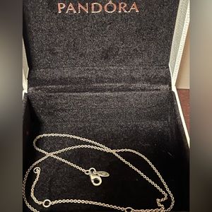 Pandora silver chain necklace
